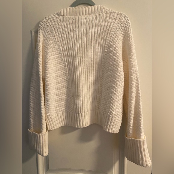 Abercrombie and Fitch Cotton-Blend Seed Stitch Cardigan - Picture 5 of 6